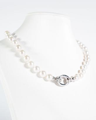 Collana in oro con perle e diamanti