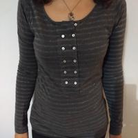 Maglia donna Maison Scotch grigia tg 2/S