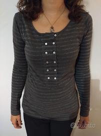 Maglia donna Maison Scotch grigia tg 2/S