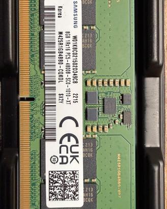 Kit moduli RAM DDR5 SODIMM 16GB