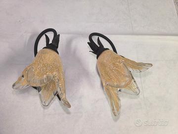 Coppia Applique Vintage Shabby Chic- Ferro Battuto