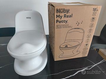 Nuby vasino realistico con sciacquone e suoni