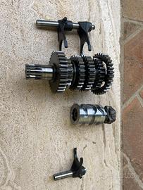 Cambio ktm 125 exc 2000 desmo, forchette, secondar