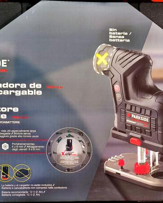 Nuovo!fresa ricaricabile 12v Parkside GARANZIA