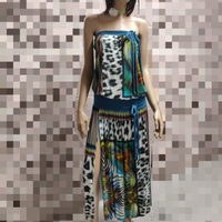 Abito jersey viscosa stampato