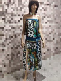 Abito jersey viscosa stampato