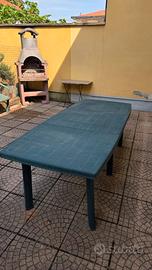 Tavolo da giardino 2.10 x 90 cm