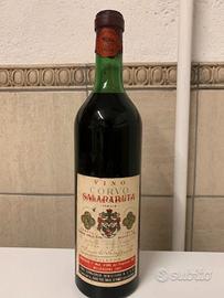 VECCHIA BOTTIGLIA VINO CORVO PALERMO 1964 VINTAGE 