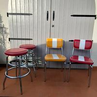 sgabelli e sedie stile anni 50