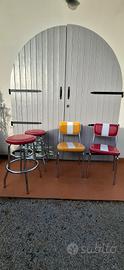 sgabelli e sedie stile anni 50