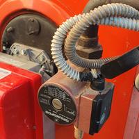 caldaia a gasolio con bruciatore Riello