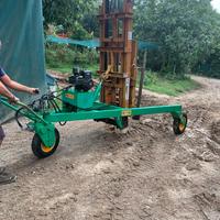 Muletto carica fieno a motore benzina