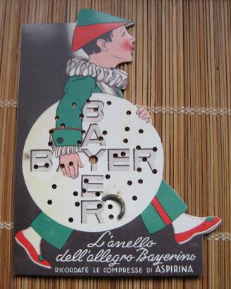Pubblicità/Gioco Bayer del'900,Rara