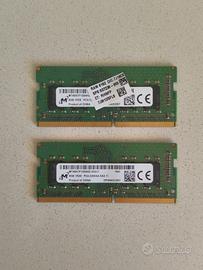 Memoria RAM DDR4 - 2 Banchi da 8GB