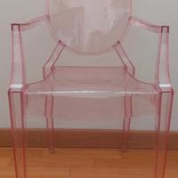 sedia Kartell rosa