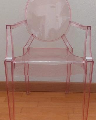 Kartell Lou Lou Ghost rosa