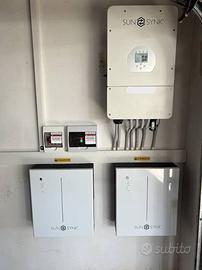 Kit 5kw accumulo 6kw inverter fotovoltaico 3kw bms