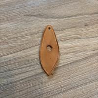 Tiralampo zipper in pelle vacchetta speedy