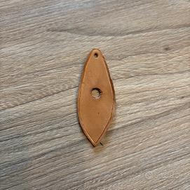 Tiralampo zipper in pelle vacchetta speedy