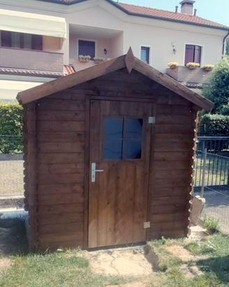 CASETTA DI LEGNO PABLO 206x176 impregnata NUOVA