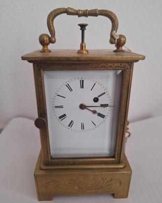 antico orologio capuccina da carrozza con richiamo