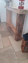 consolle travi antiche