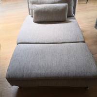 Chaise-longue Soderhamn beige/marrone