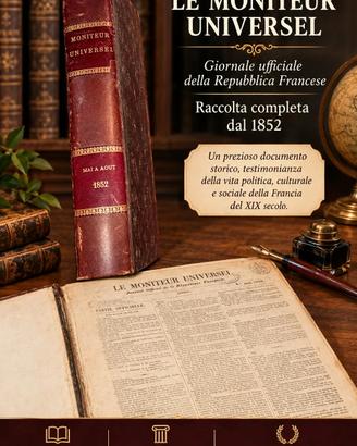 Raccolta Le Moniteur Universal 1852