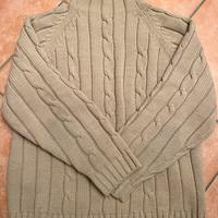 Maglione  beige da uomo con trecce