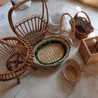 SET CESTE VINTAGE DELLA NONNA 