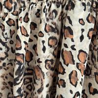 Abito dress animalier maculato pantaloncino corto