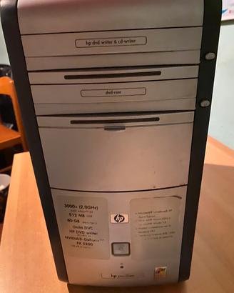 Hp pavillion windows xp e office pc fisso