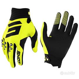 GUANTO MOTO CROSS FUORISTRADA SHOT CONTACT GIALLO