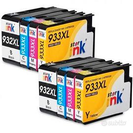 Cartucce stampante 932 e 933 XL compatibili HP7612