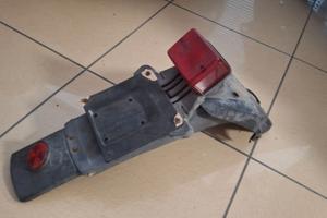 Honda xt 600 finale con stop d'epoca