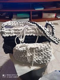 borsa e poschette uncinetto tracolla
