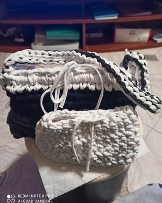 borsa e poschette uncinetto tracolla