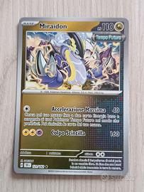 Carta pokemon Miraidon, numero 121/162,
