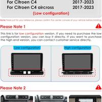 Android 13 Car Radio per Citroen C3/C3 aircross