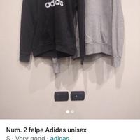 num. 2 felpe Adidas unisex 