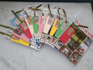 10 Riviste+segnalibri dal 2012-2019 Country Chic