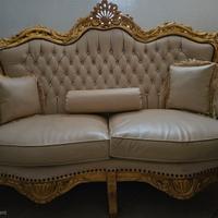 SALOTTO BAROCCO DIVANO DUE POSTI E POLTRONE