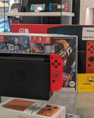 NINTENDO SWITCH COMPLETA CON MEGA BUNDLE 10 GIOCHI