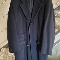 Cappotto uomo lana blu TG 52