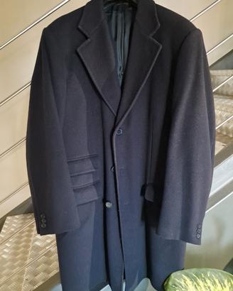 Cappotto uomo lana blu TG 52