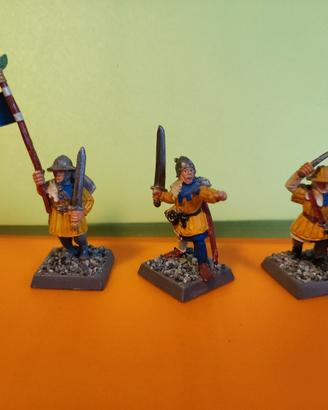 Gruppo di comando arcieri bretonnia 5 ed Warhammer