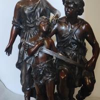 scultura in bronzo antiquariato 