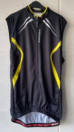 Gilet ciclismo nero smanicato bici mtb gravel