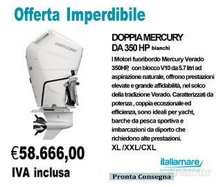 DOPPIA MERCURY DA 350HP BIANCHI