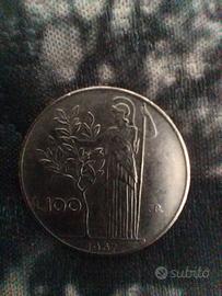 Moneta da 100 Lire del 1957 rara